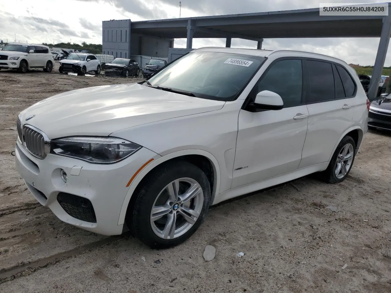 2017 BMW X5 xDrive50I VIN: 5UXKR6C55H0J84208 Lot: 74886554