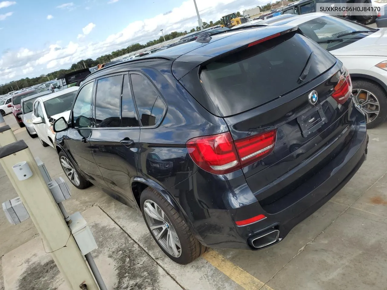 2017 BMW X5 xDrive50I VIN: 5UXKR6C56H0J84170 Lot: 74940724