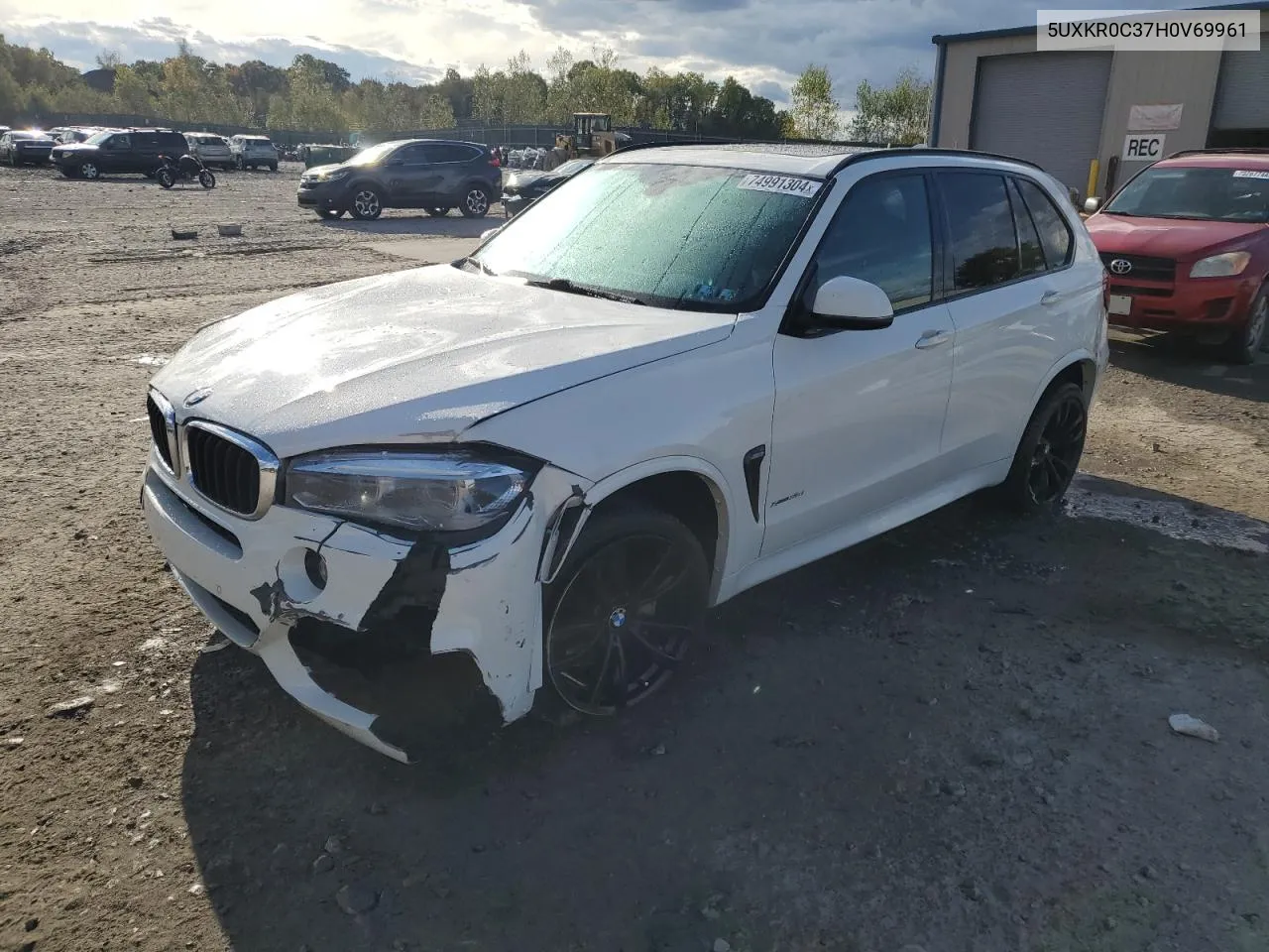 2017 BMW X5 xDrive35I VIN: 5UXKR0C37H0V69961 Lot: 74991304