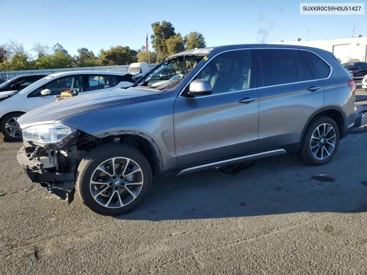 2017 BMW X5 xDrive35I VIN: 5UXKR0C59H0U51427 Lot: 75353334