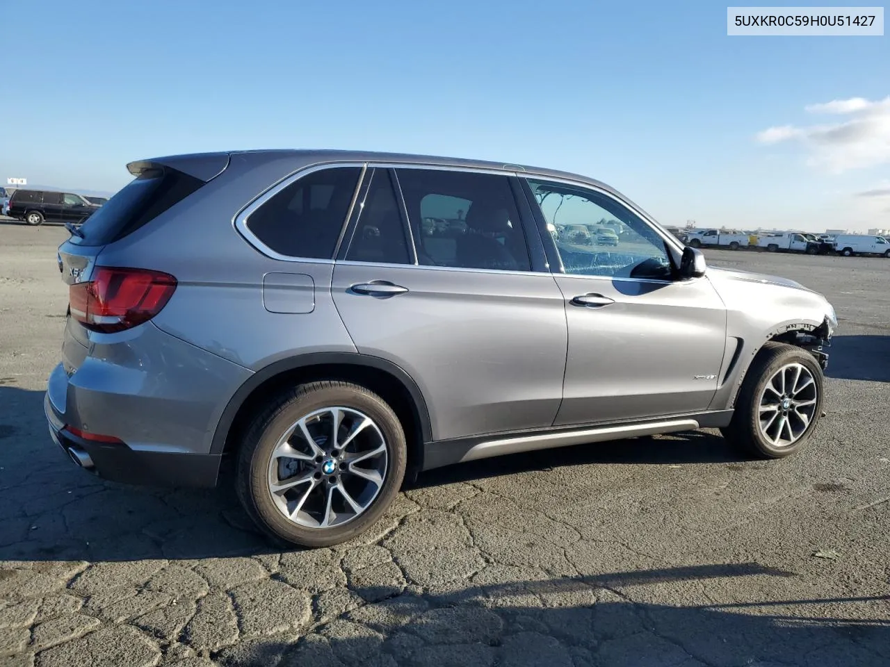 2017 BMW X5 xDrive35I VIN: 5UXKR0C59H0U51427 Lot: 75353334