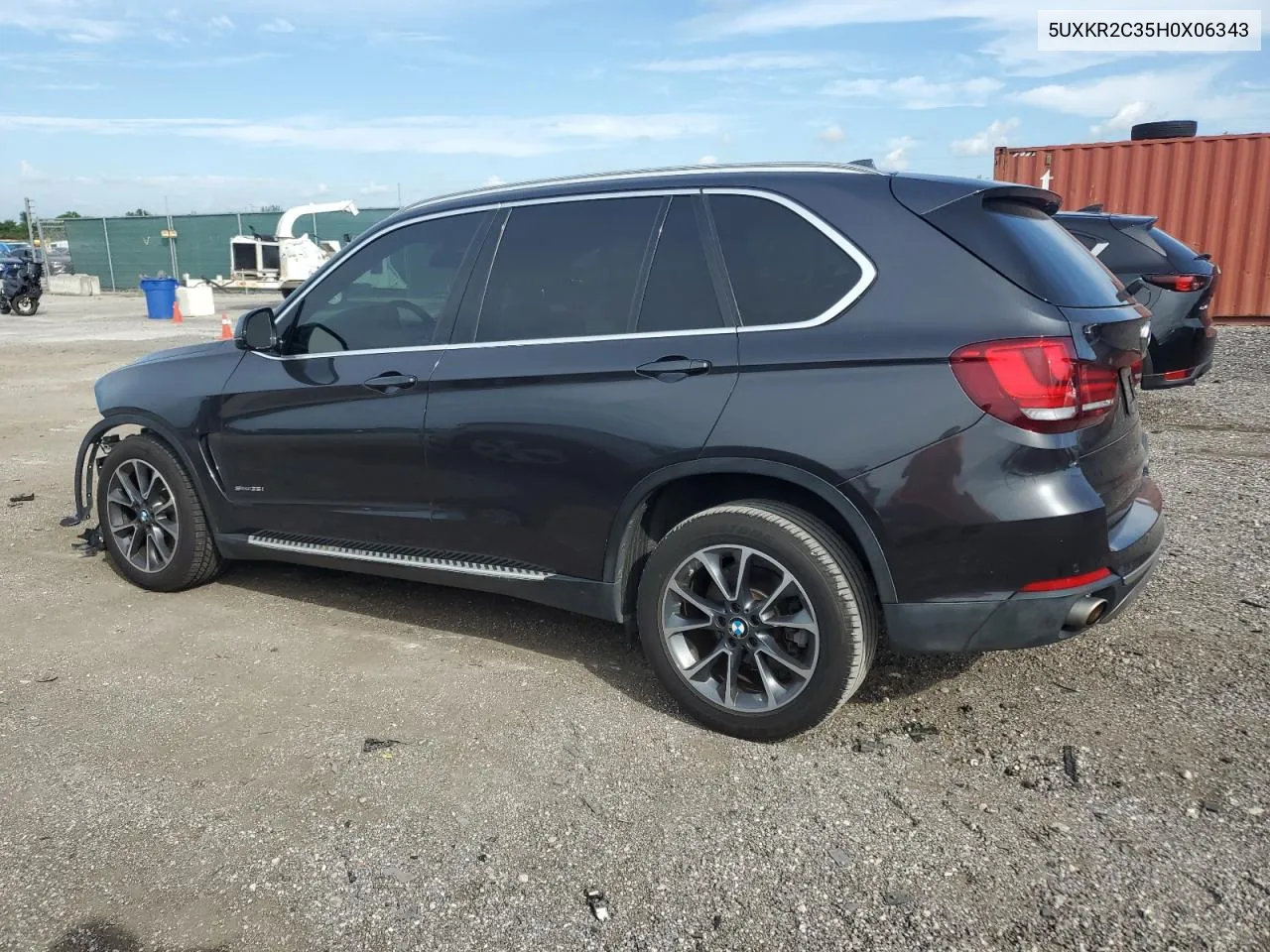 2017 BMW X5 Sdrive35I VIN: 5UXKR2C35H0X06343 Lot: 75919634