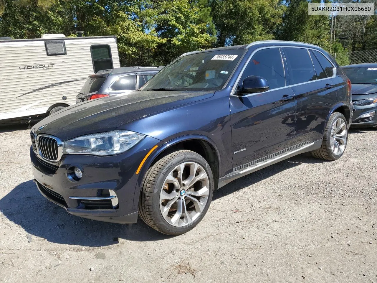 2017 BMW X5 Sdrive35I VIN: 5UXKR2C31H0X06680 Lot: 76035744