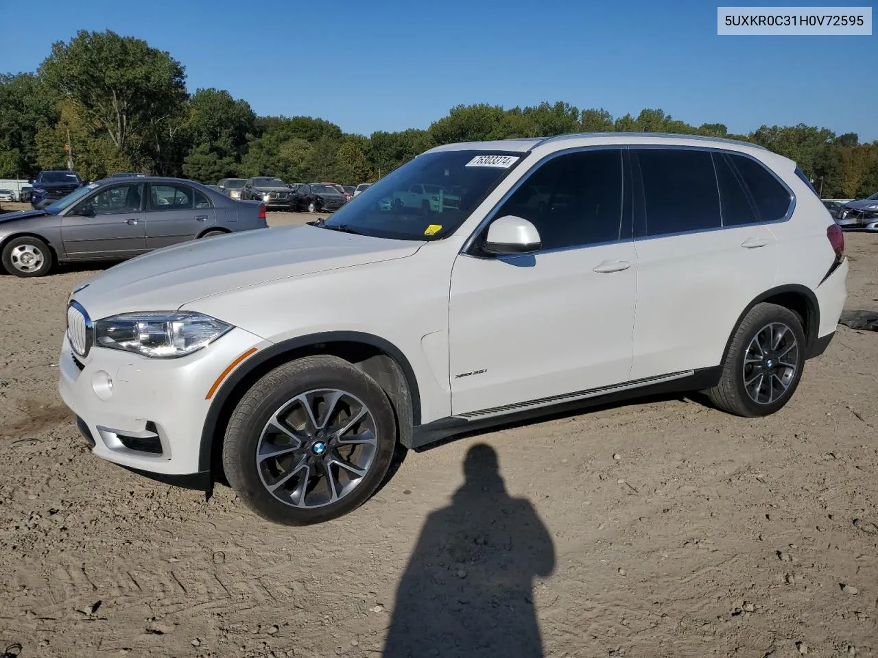 2017 BMW X5 xDrive35I VIN: 5UXKR0C31H0V72595 Lot: 76303374