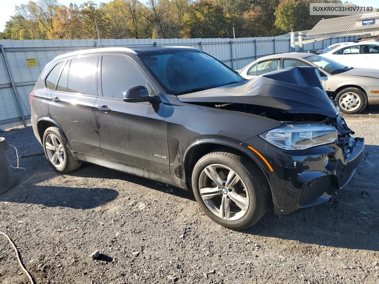 2017 BMW X5 xDrive35I VIN: 5UXKR0C33H0V77183 Lot: 76546974