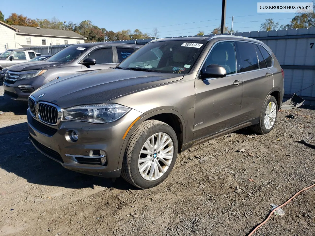 2017 BMW X5 xDrive35I VIN: 5UXKR0C34H0X79532 Lot: 76638844