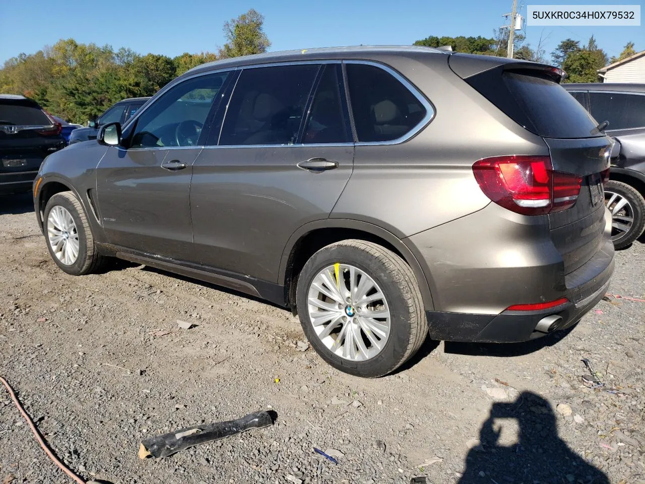 2017 BMW X5 xDrive35I VIN: 5UXKR0C34H0X79532 Lot: 76638844