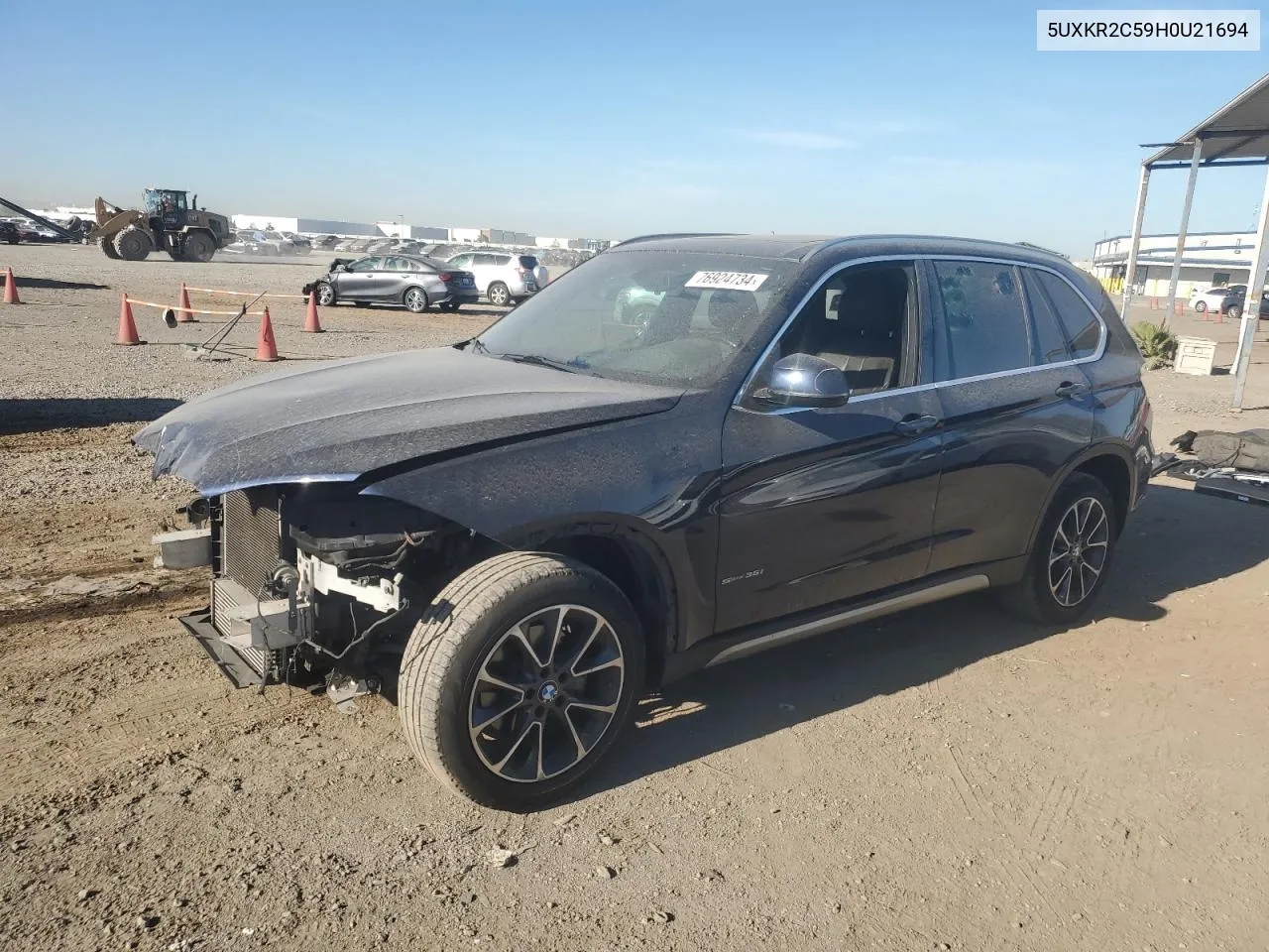 2017 BMW X5 Sdrive35I VIN: 5UXKR2C59H0U21694 Lot: 76924734