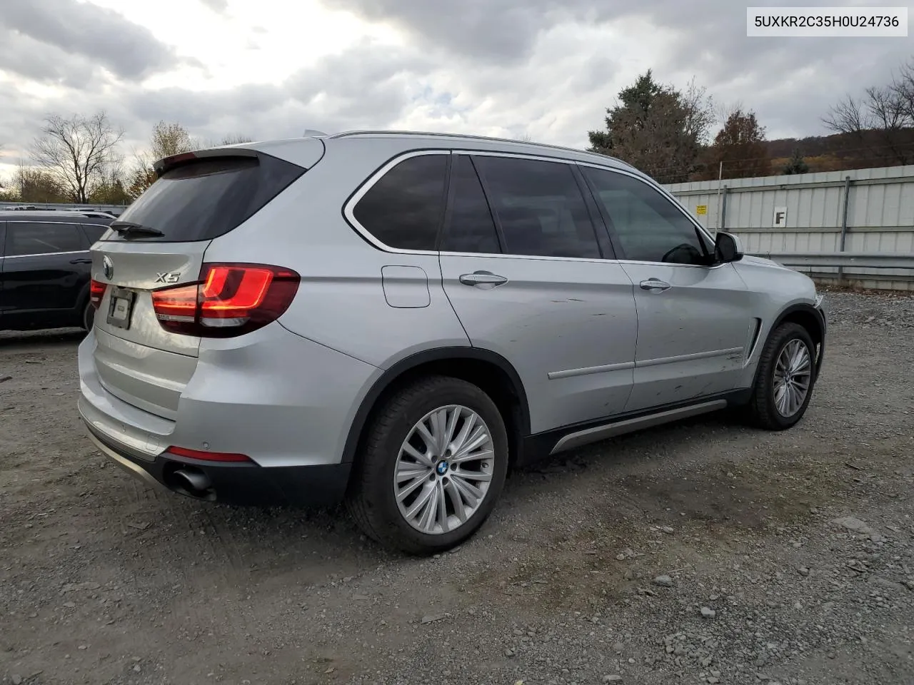 2017 BMW X5 Sdrive35I VIN: 5UXKR2C35H0U24736 Lot: 79648594