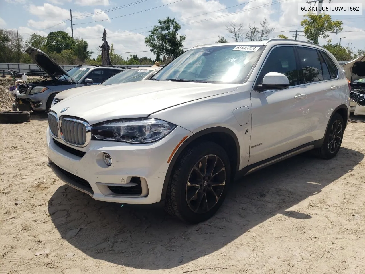 2018 BMW X5 Xdr40E VIN: 5UXKT0C51J0W01652 Lot: 53638754