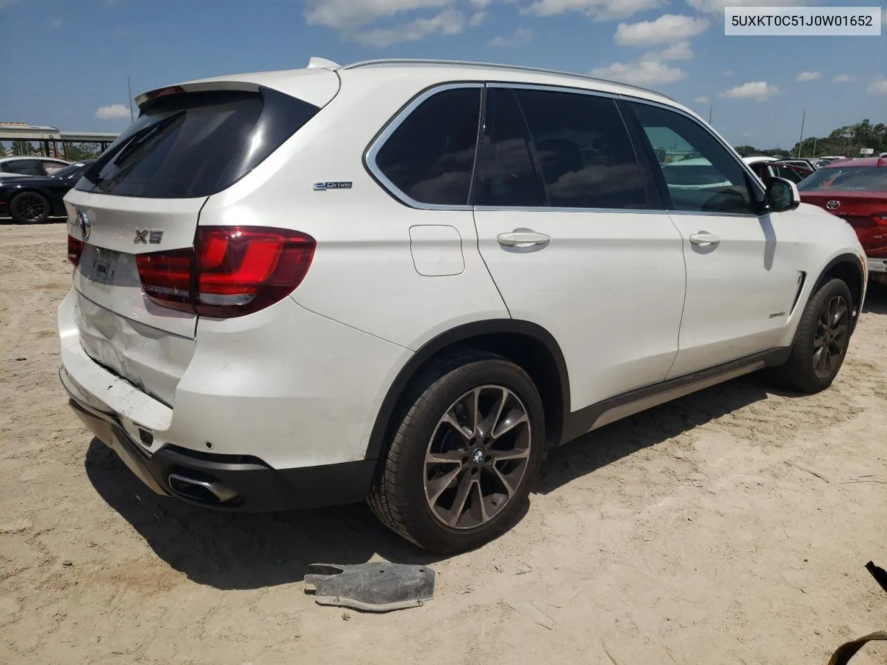 2018 BMW X5 Xdr40E VIN: 5UXKT0C51J0W01652 Lot: 53638754