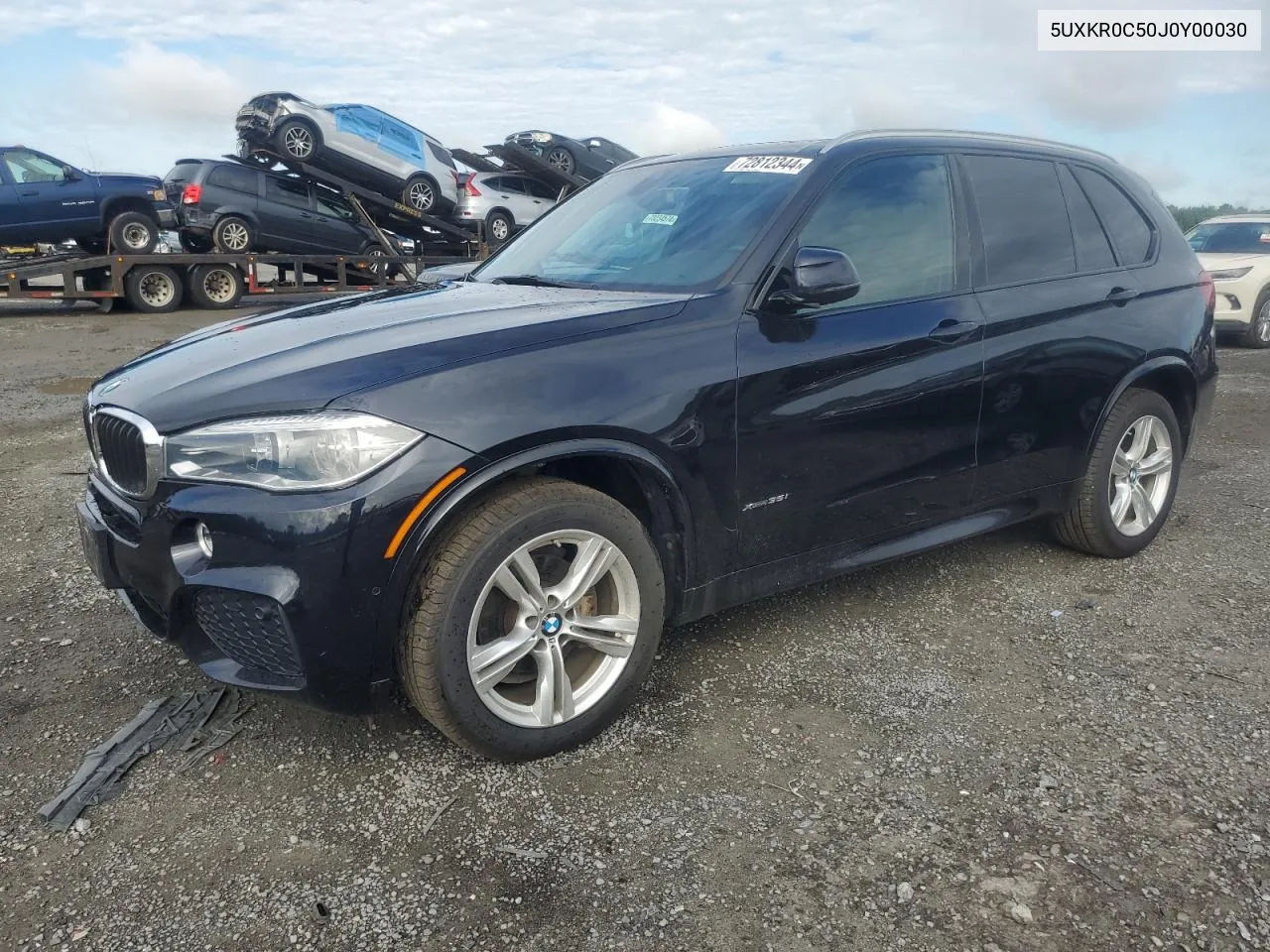 2018 BMW X5 xDrive35I VIN: 5UXKR0C50J0Y00030 Lot: 72812344