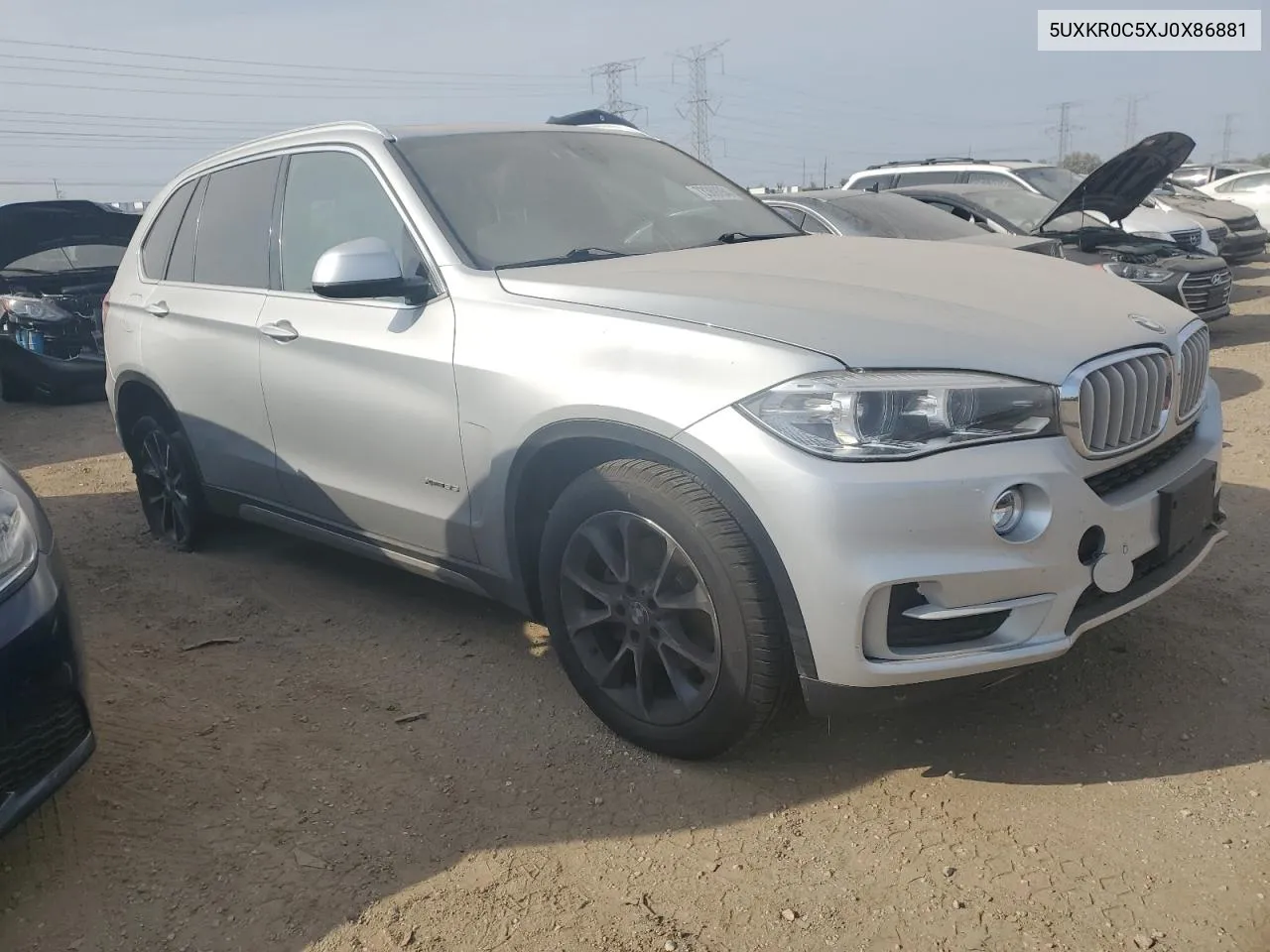 2018 BMW X5 xDrive35I VIN: 5UXKR0C5XJ0X86881 Lot: 73369284