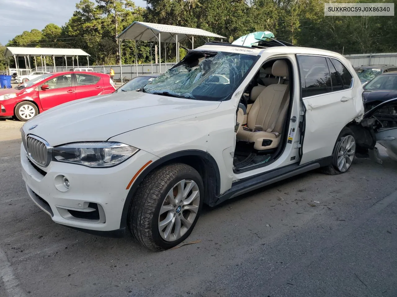 2018 BMW X5 xDrive35I VIN: 5UXKR0C59J0X86340 Lot: 74293294