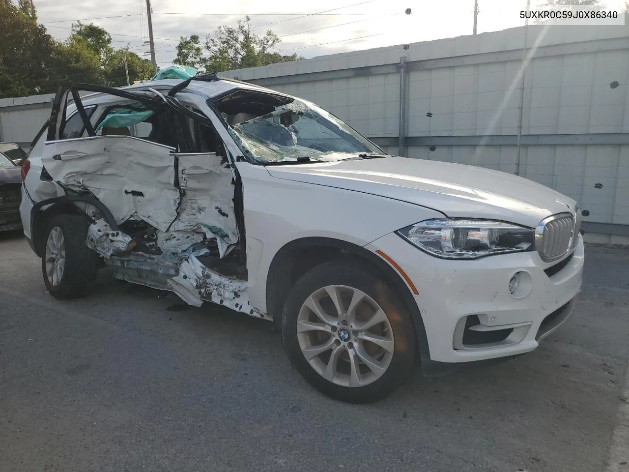 2018 BMW X5 xDrive35I VIN: 5UXKR0C59J0X86340 Lot: 74293294