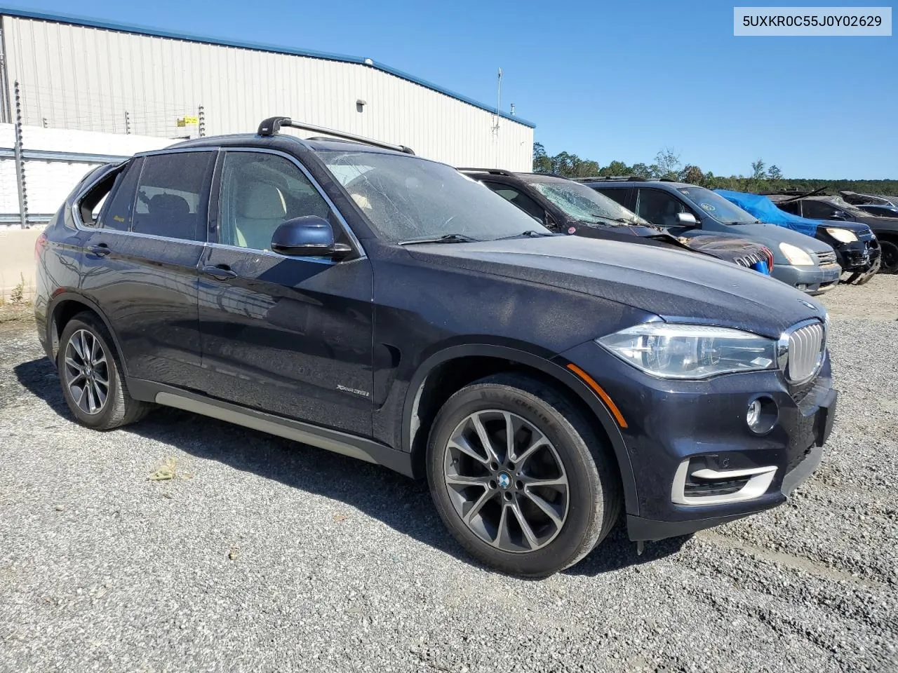 2018 BMW X5 xDrive35I VIN: 5UXKR0C55J0Y02629 Lot: 74451514