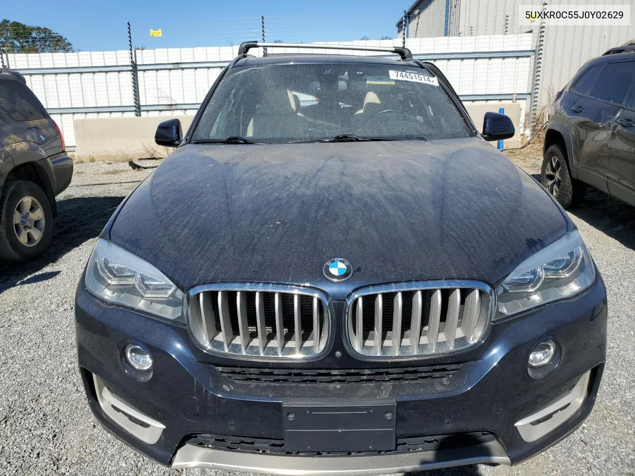 2018 BMW X5 xDrive35I VIN: 5UXKR0C55J0Y02629 Lot: 74451514