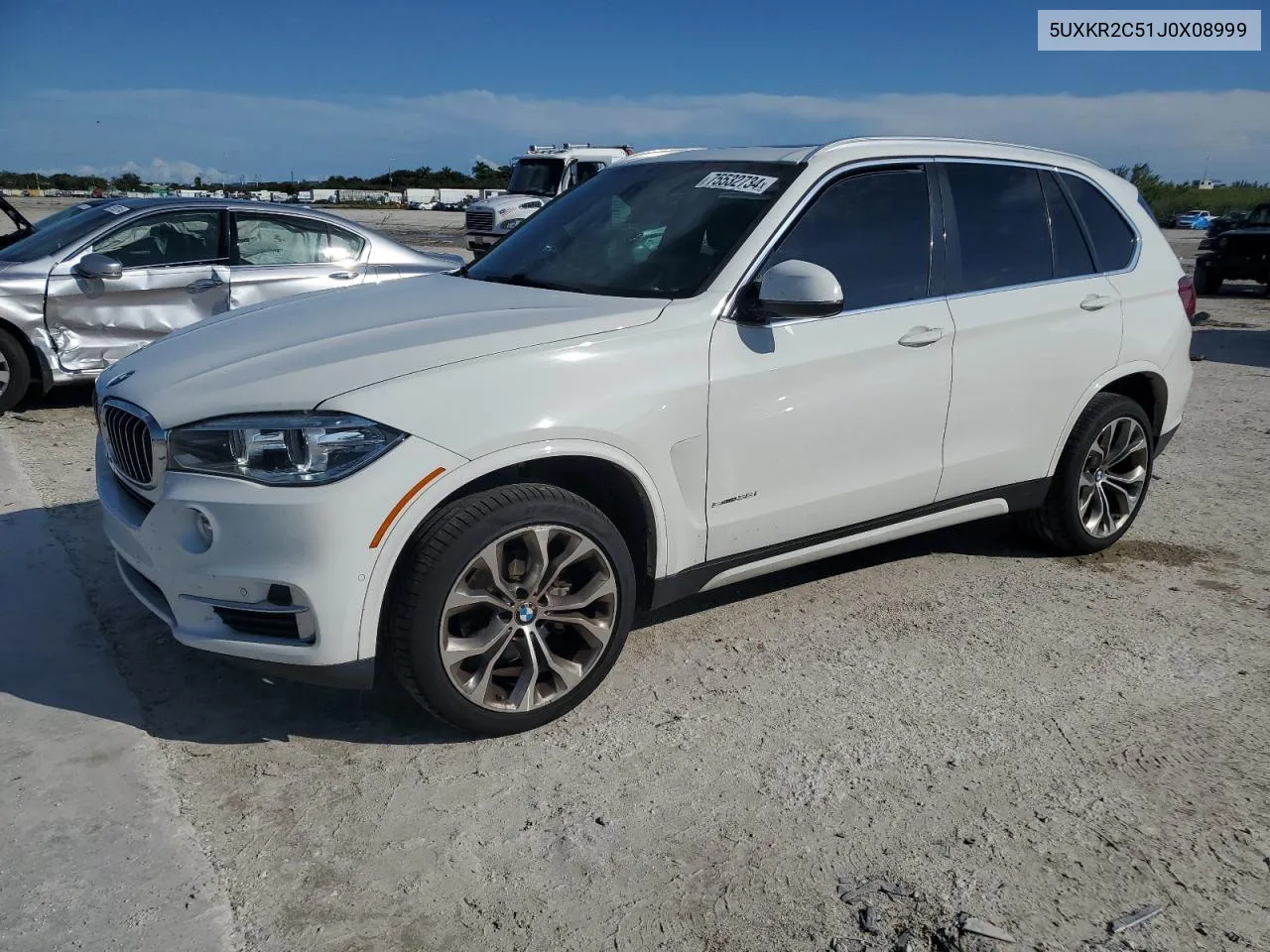 2018 BMW X5 Sdrive35I VIN: 5UXKR2C51J0X08999 Lot: 75532734