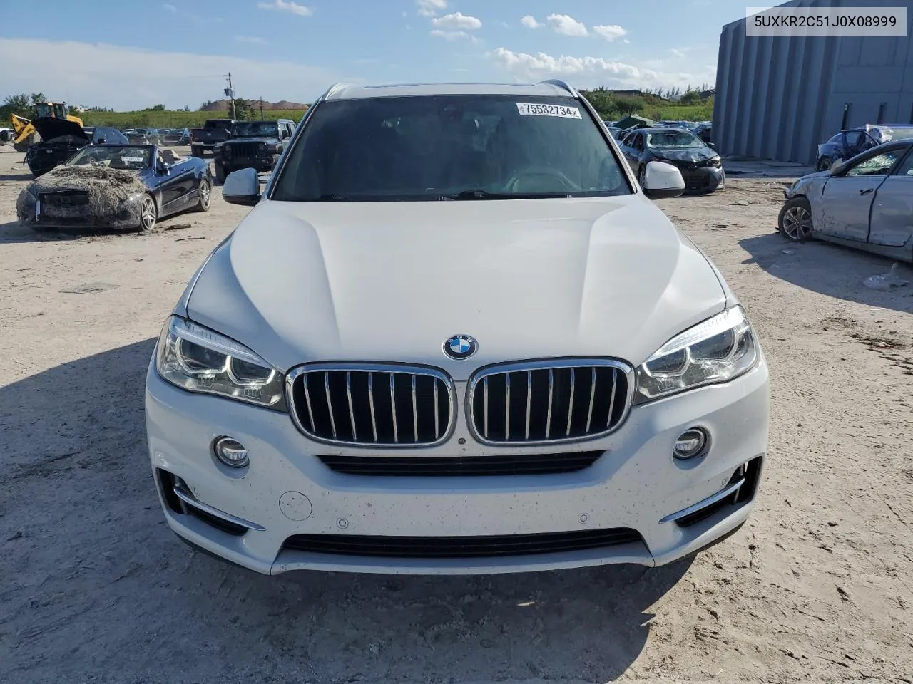 2018 BMW X5 Sdrive35I VIN: 5UXKR2C51J0X08999 Lot: 75532734