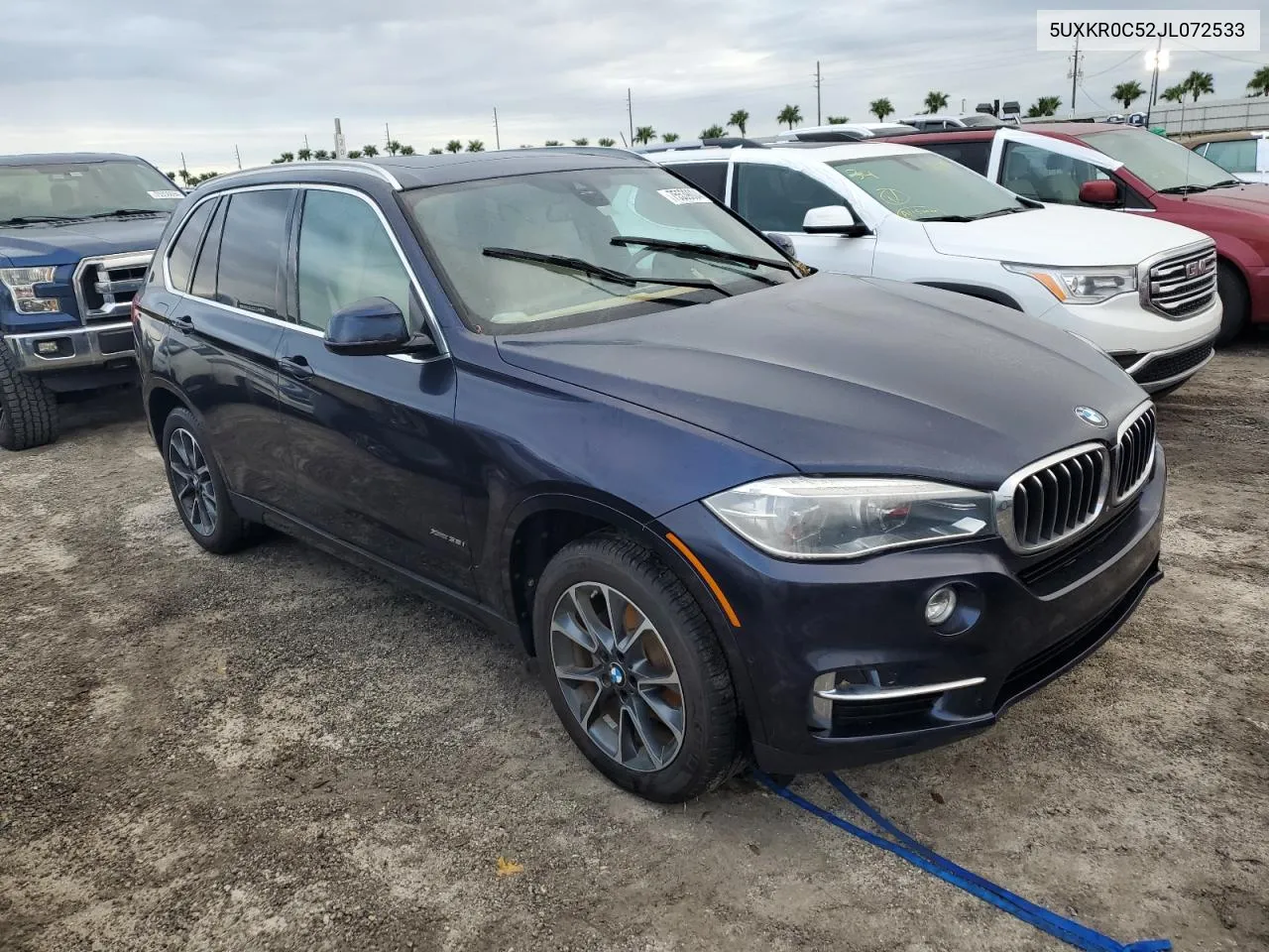 2018 BMW X5 xDrive35I VIN: 5UXKR0C52JL072533 Lot: 75539004