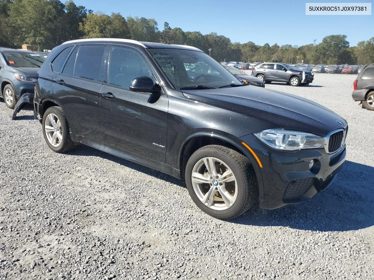 2018 BMW X5 xDrive35I VIN: 5UXKR0C51J0X97381 Lot: 75694524