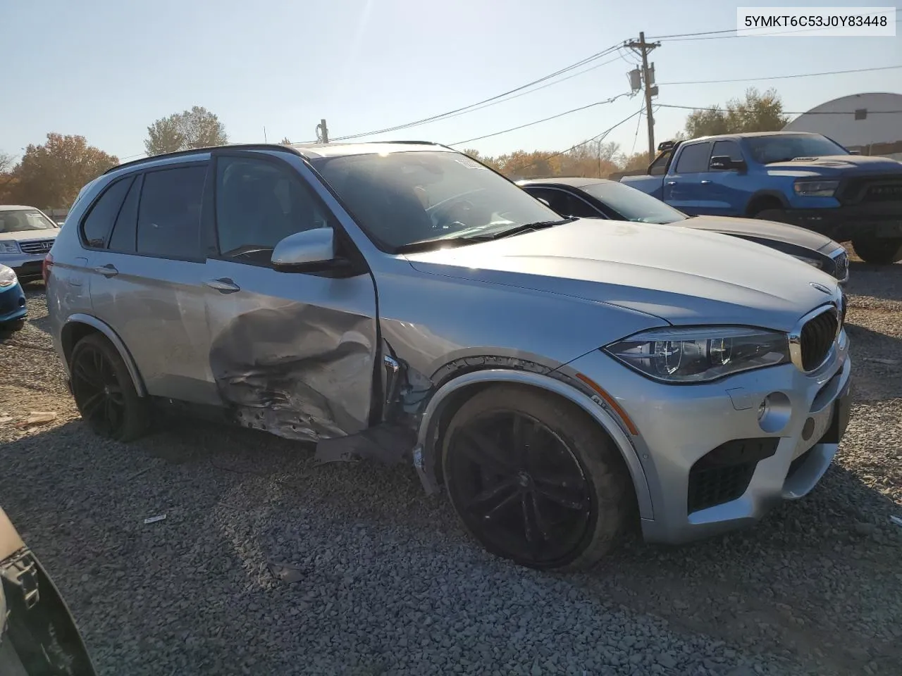 2018 BMW X5 M VIN: 5YMKT6C53J0Y83448 Lot: 76827234