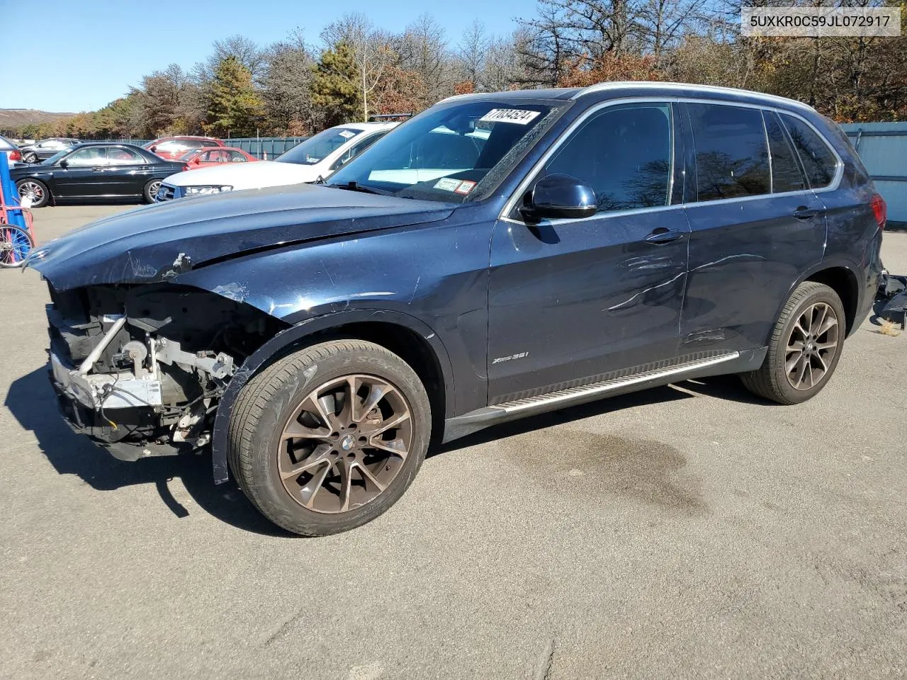 2018 BMW X5 xDrive35I VIN: 5UXKR0C59JL072917 Lot: 77034524