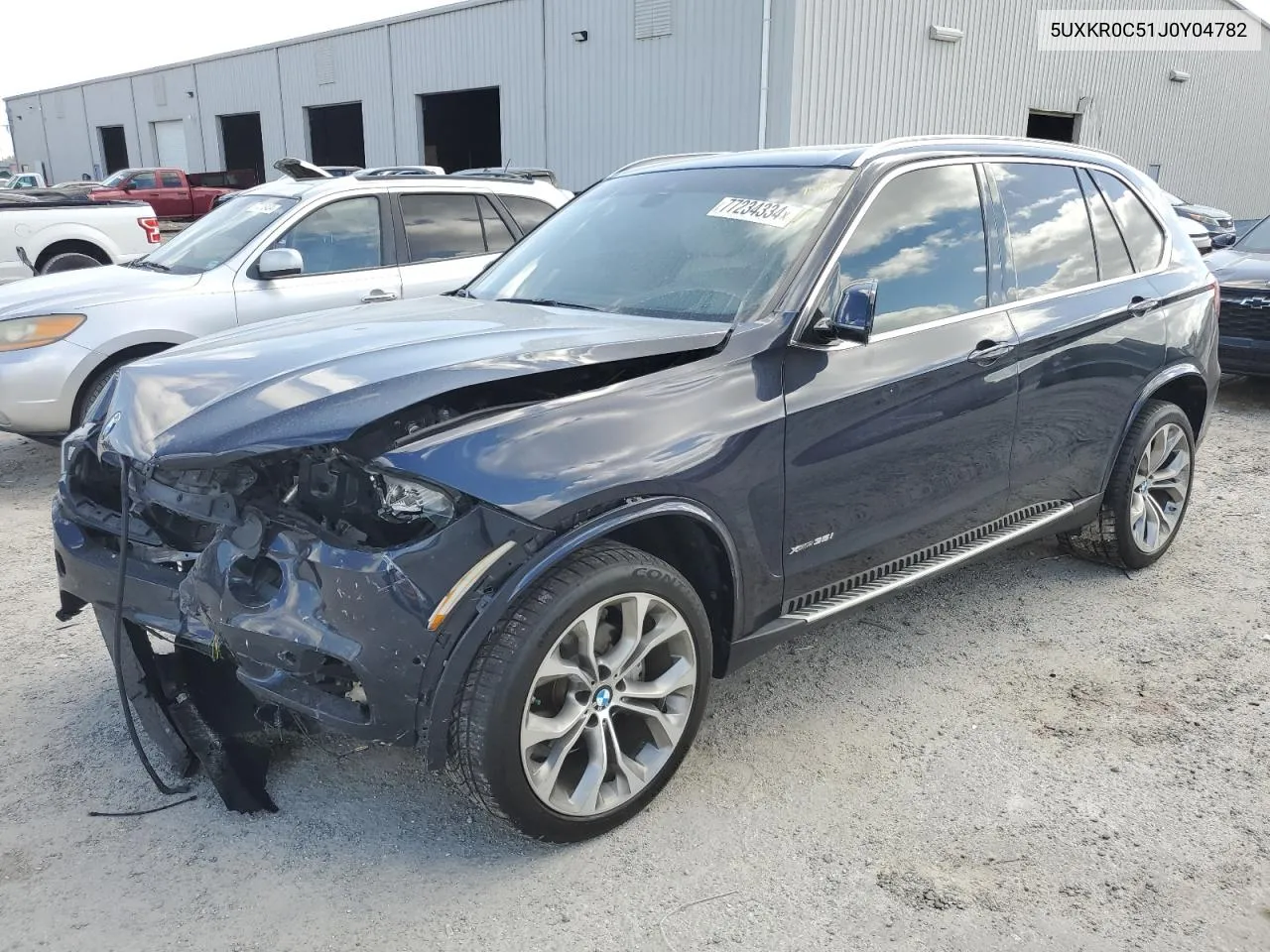 2018 BMW X5 xDrive35I VIN: 5UXKR0C51J0Y04782 Lot: 77234334