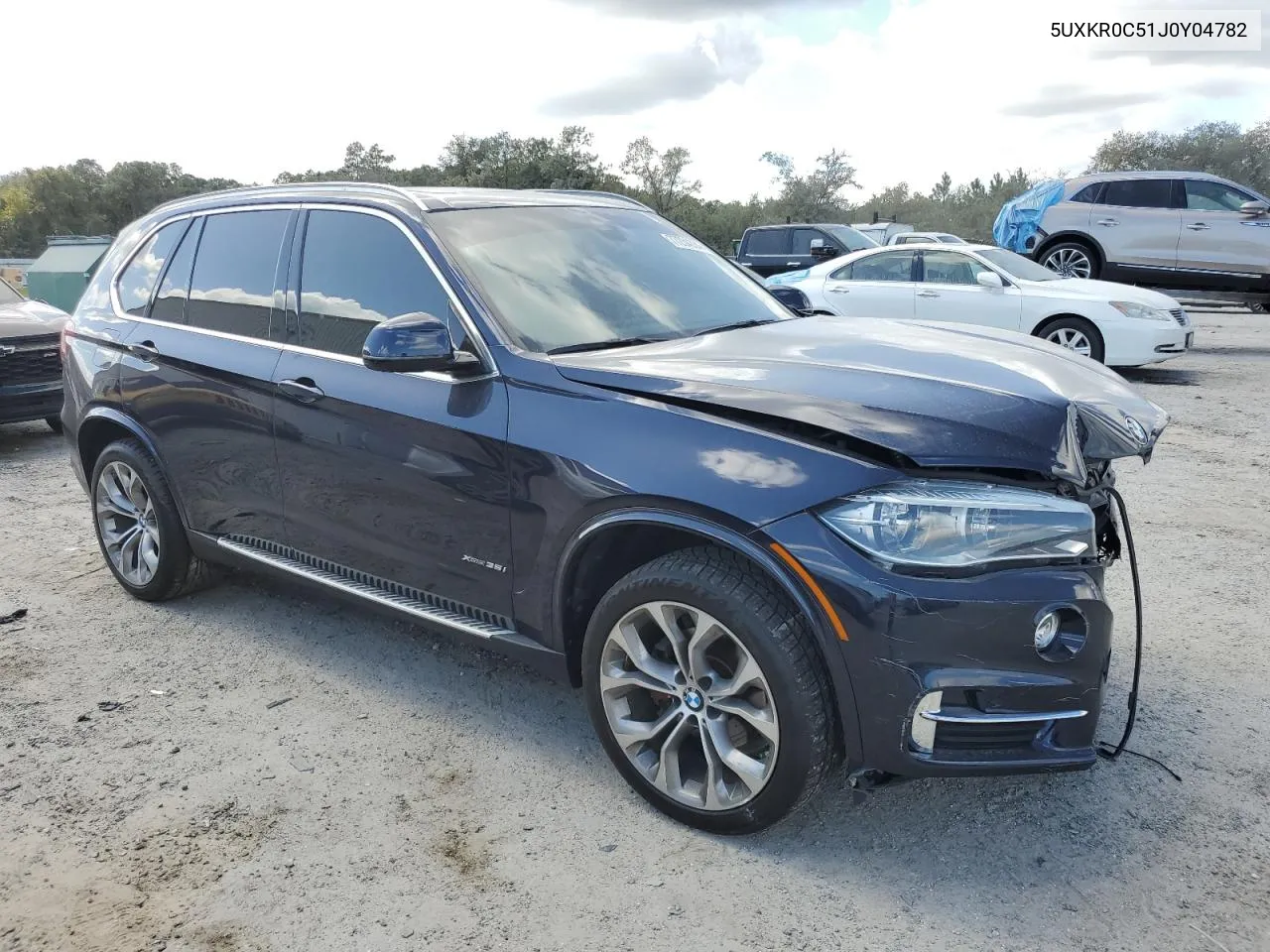 2018 BMW X5 xDrive35I VIN: 5UXKR0C51J0Y04782 Lot: 77234334