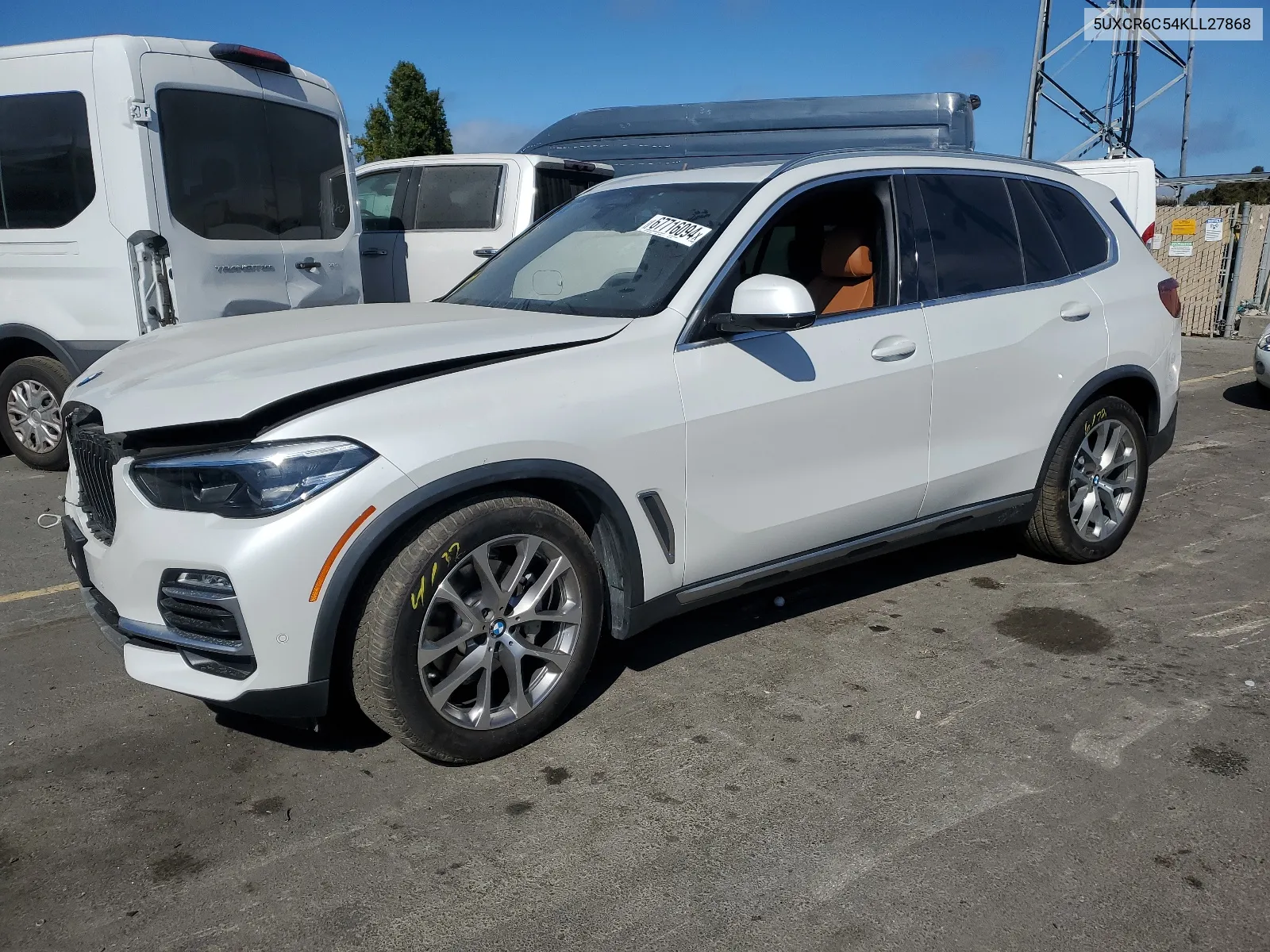 2019 BMW X5 xDrive40I VIN: 5UXCR6C54KLL27868 Lot: 67716094