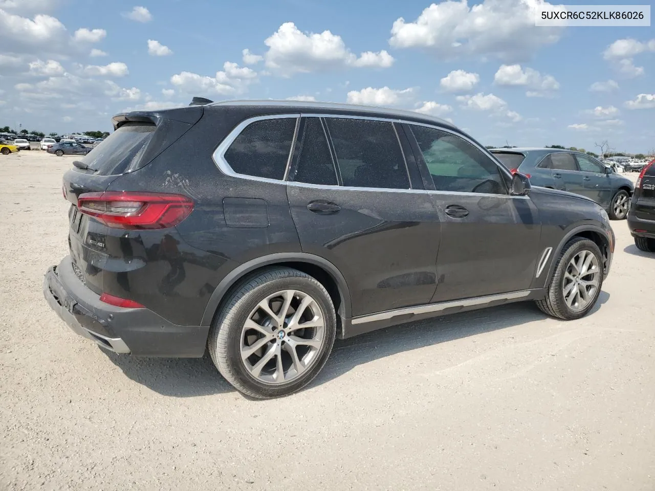 5UXCR6C52KLK86026 2019 BMW X5 xDrive40I