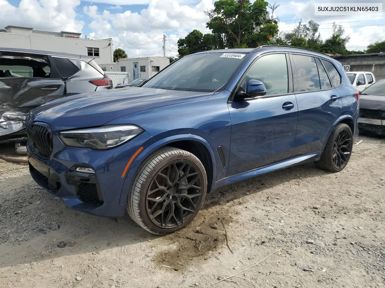 2019 BMW X5 xDrive50I VIN: 5UXJU2C51KLN65403 Lot: 72220404