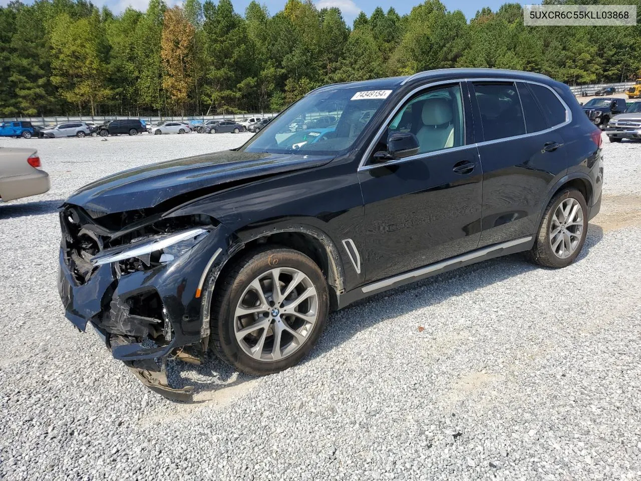 2019 BMW X5 xDrive40I VIN: 5UXCR6C55KLL03868 Lot: 74349154