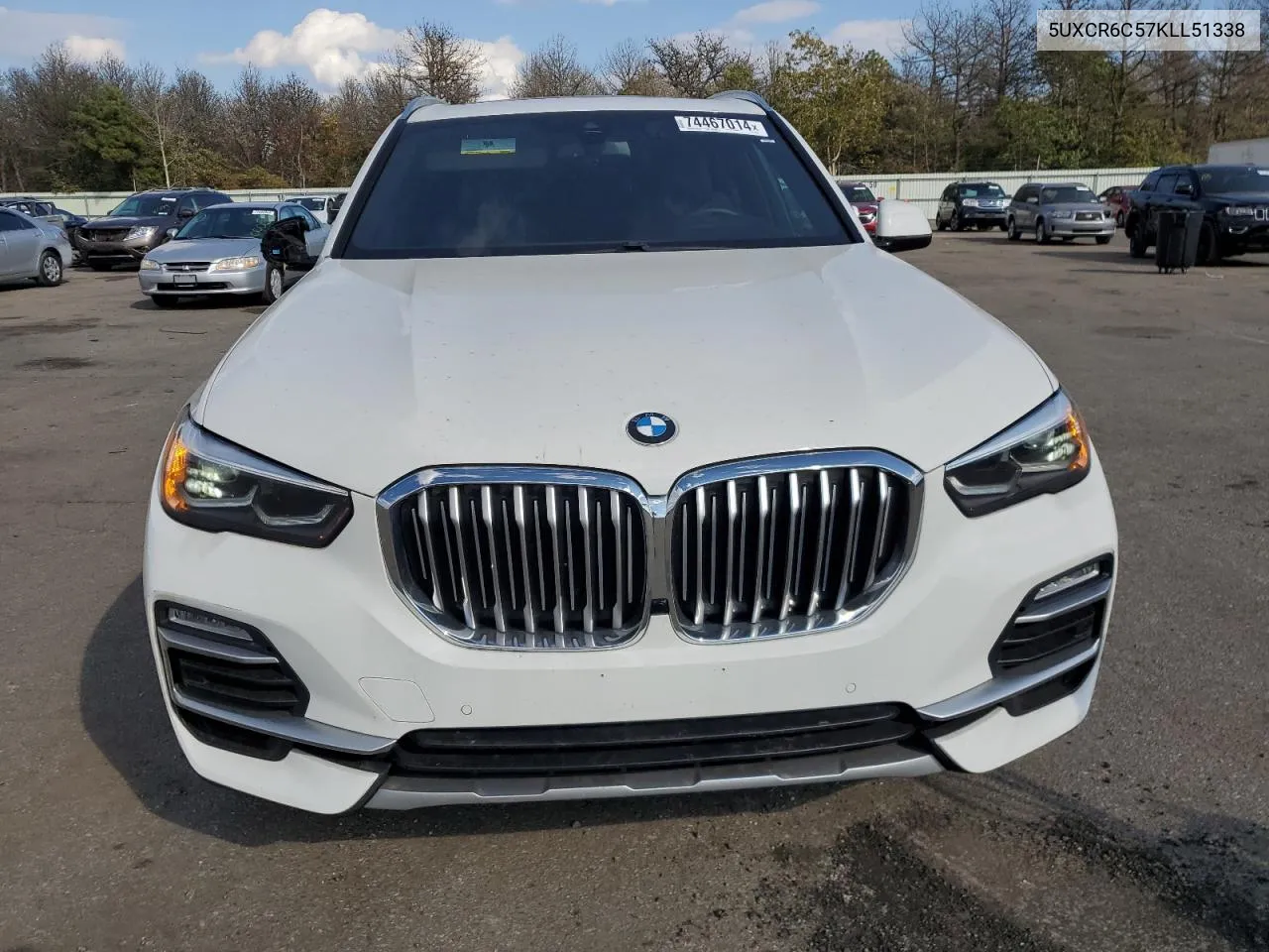 2019 BMW X5 xDrive40I VIN: 5UXCR6C57KLL51338 Lot: 74467014