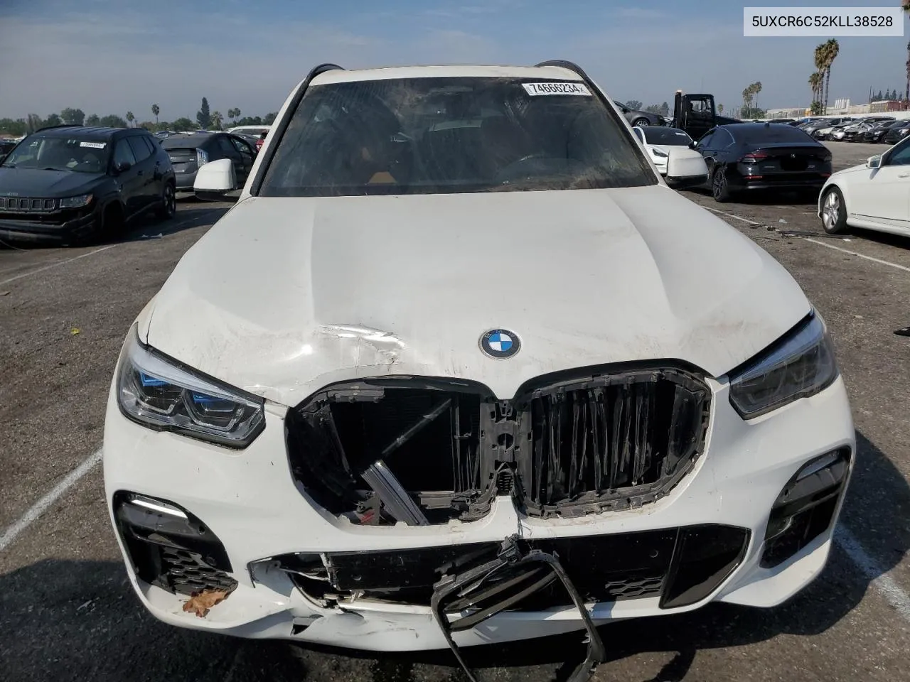 2019 BMW X5 xDrive40I VIN: 5UXCR6C52KLL38528 Lot: 74666234