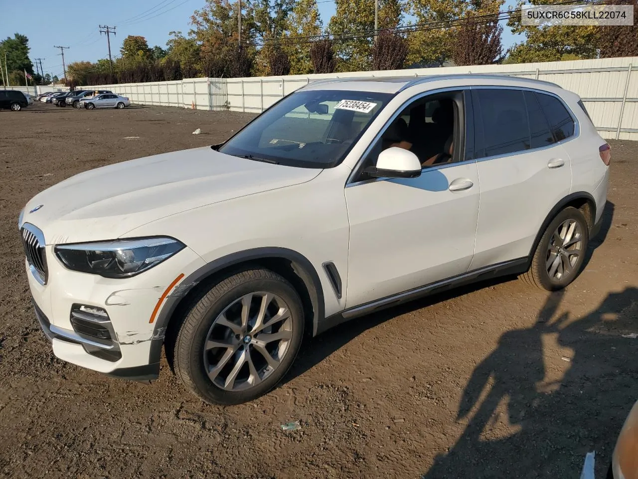 2019 BMW X5 xDrive40I VIN: 5UXCR6C58KLL22074 Lot: 75238454