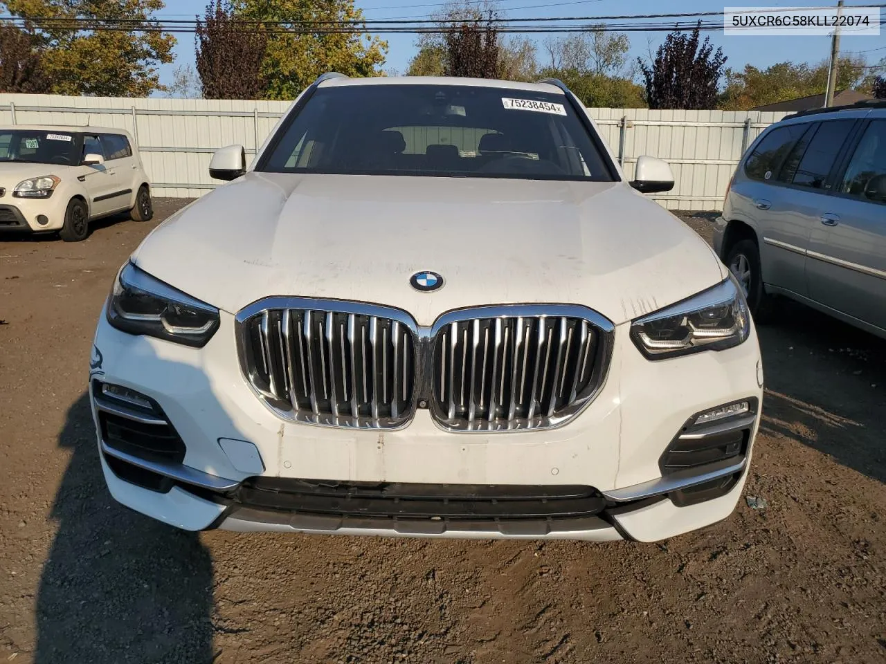 2019 BMW X5 xDrive40I VIN: 5UXCR6C58KLL22074 Lot: 75238454