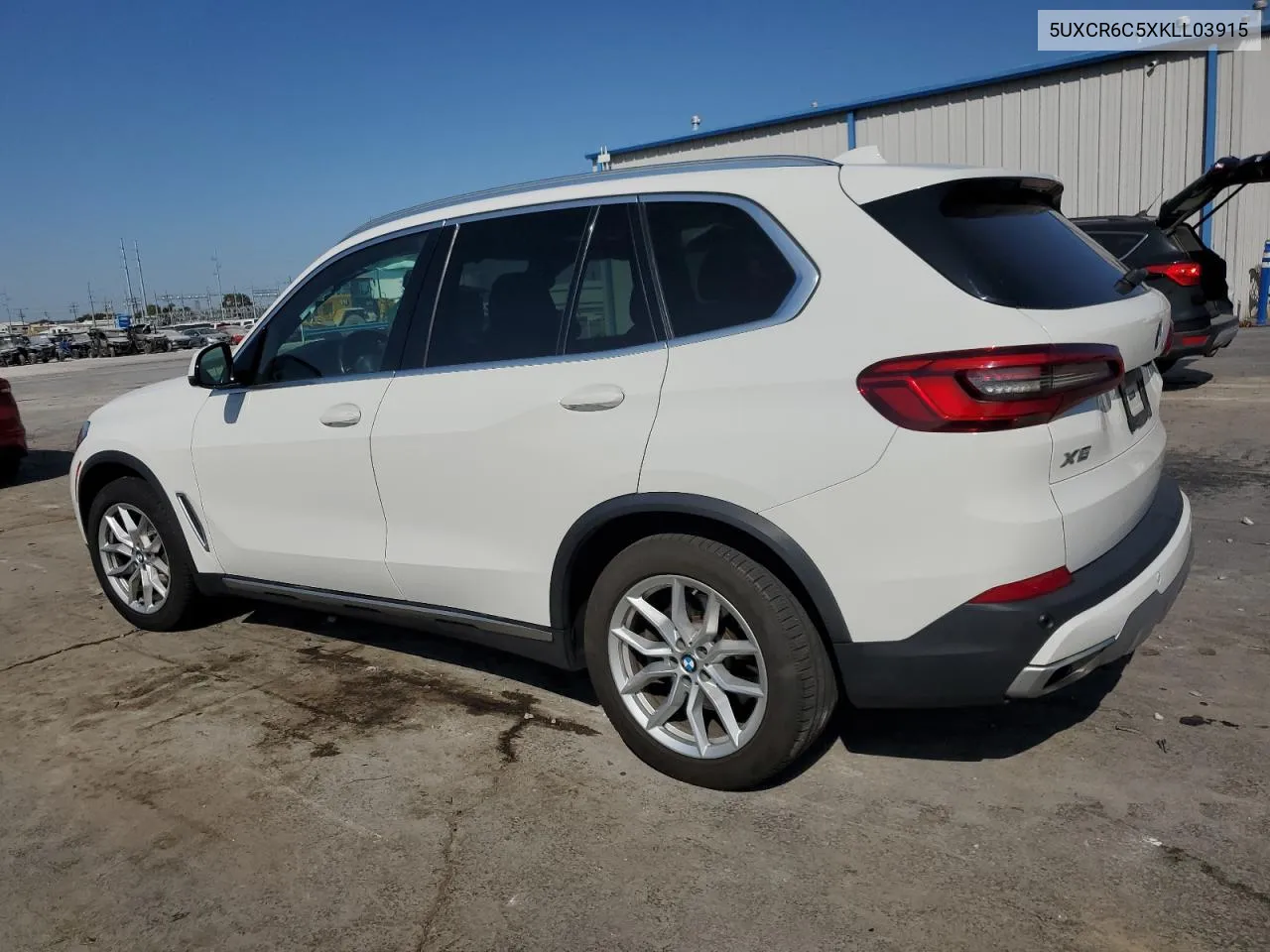 2019 BMW X5 xDrive40I VIN: 5UXCR6C5XKLL03915 Lot: 76273904