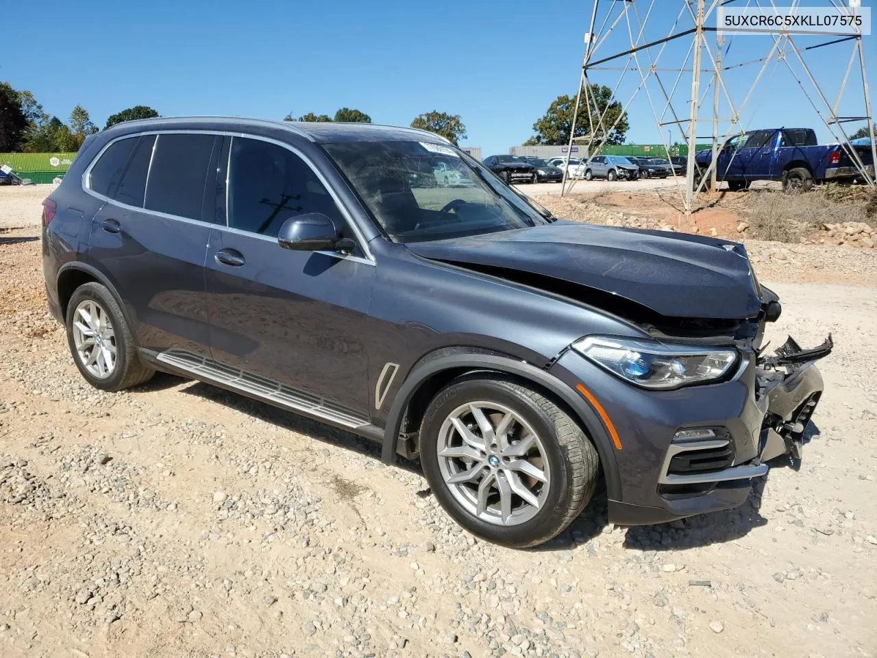 2019 BMW X5 xDrive40I VIN: 5UXCR6C5XKLL07575 Lot: 77086194