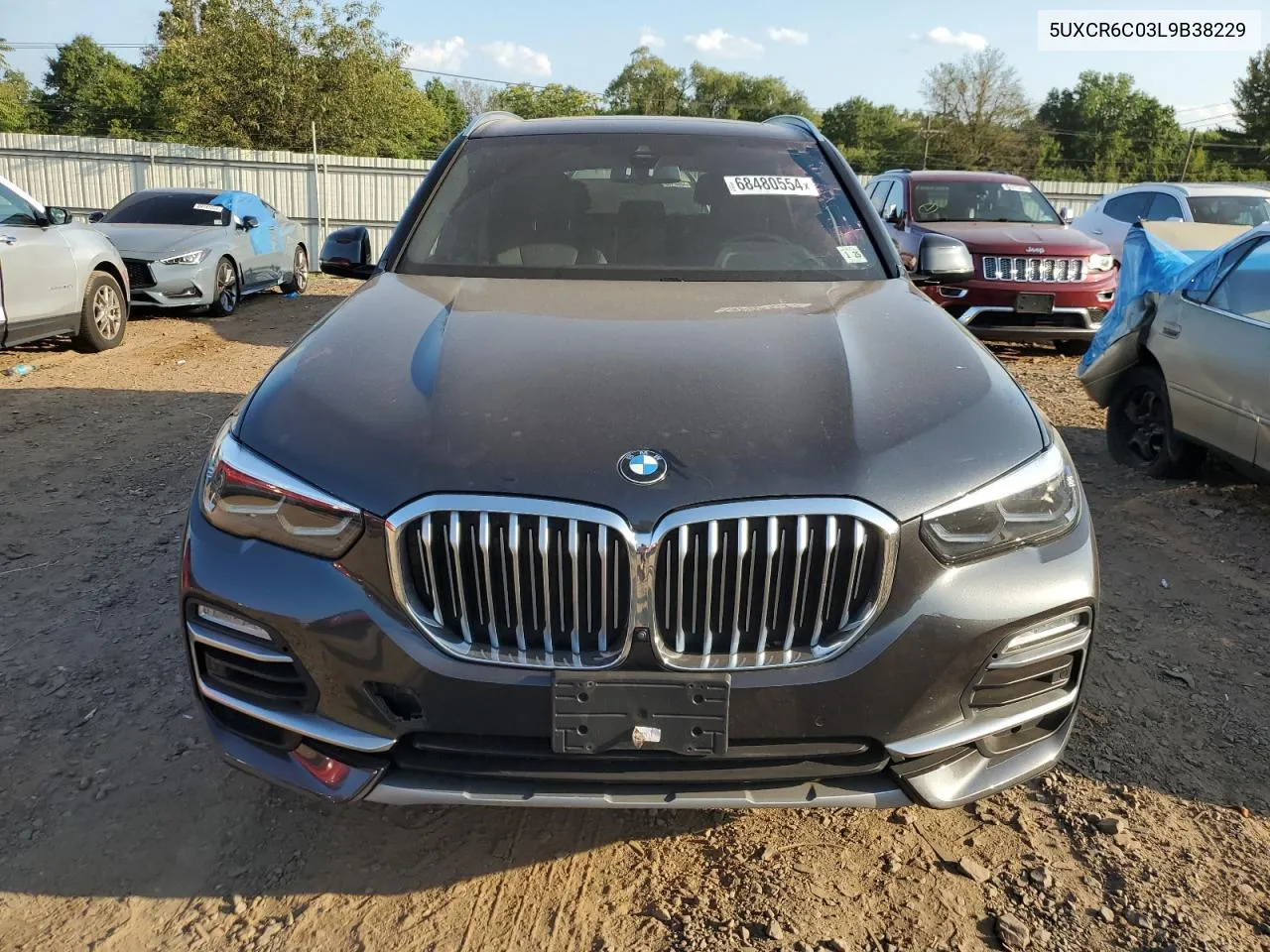 2020 BMW X5 xDrive40I VIN: 5UXCR6C03L9B38229 Lot: 68480554