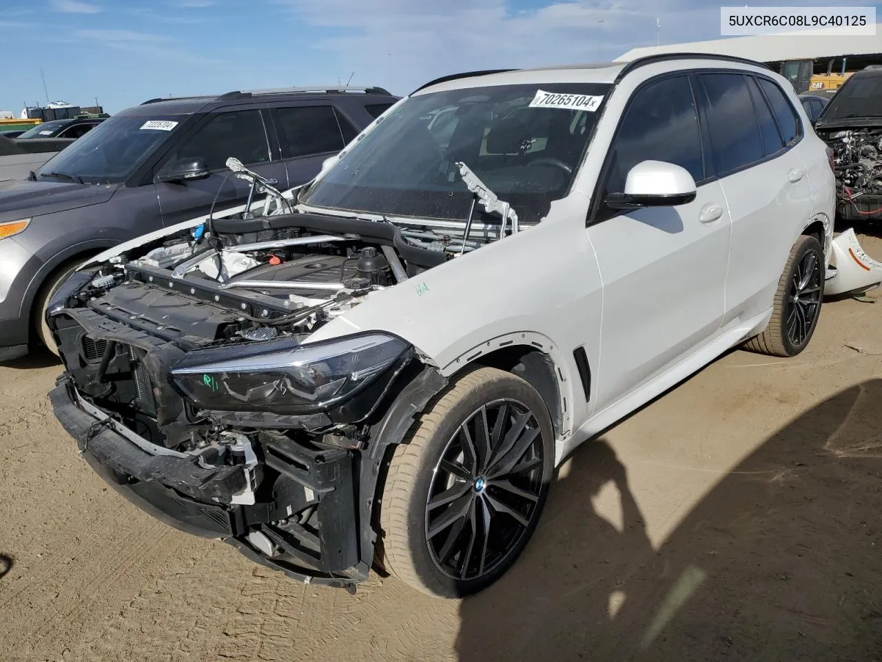 2020 BMW X5 xDrive40I VIN: 5UXCR6C08L9C40125 Lot: 70265104