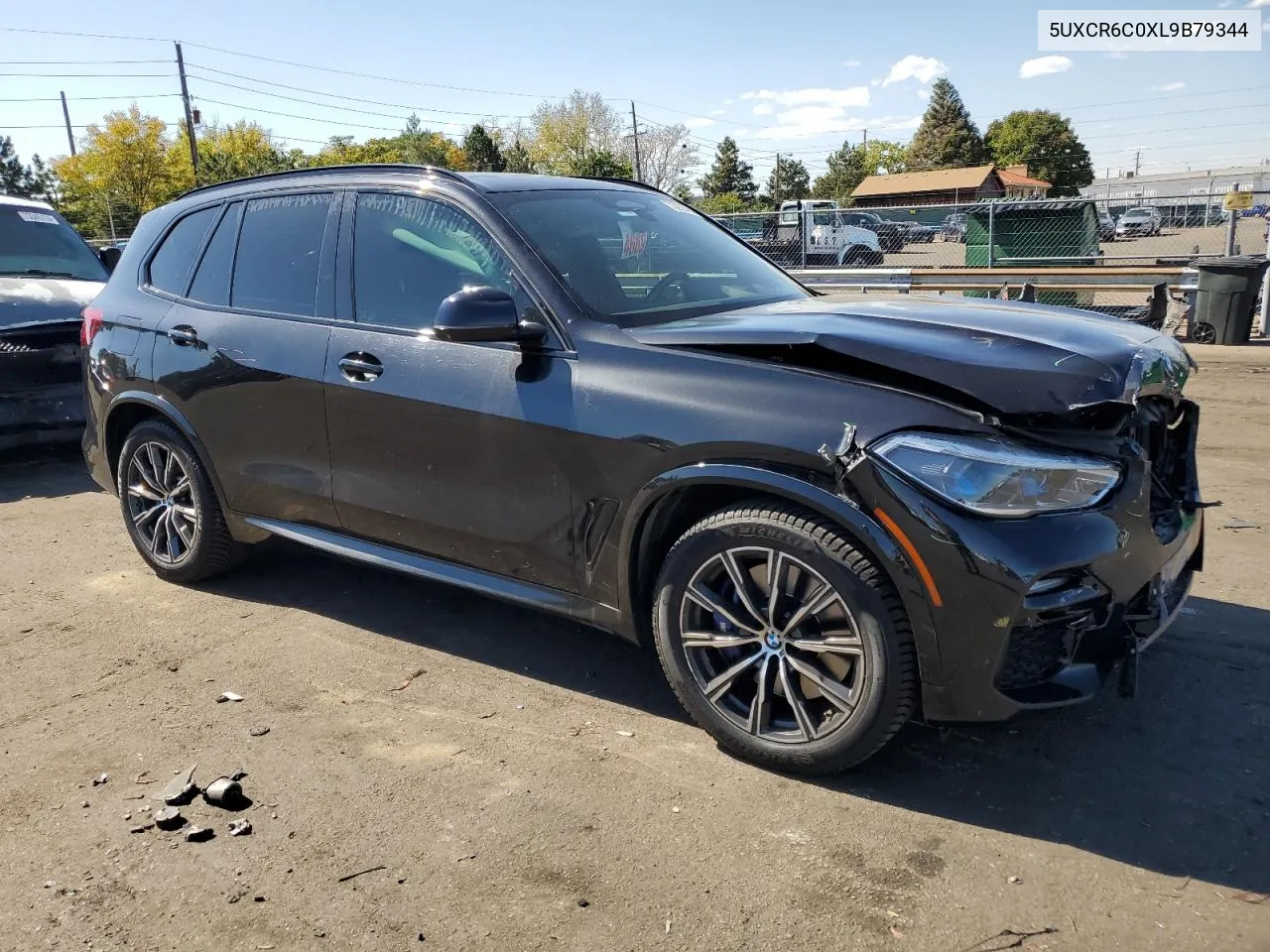 2020 BMW X5 xDrive40I VIN: 5UXCR6C0XL9B79344 Lot: 73239404