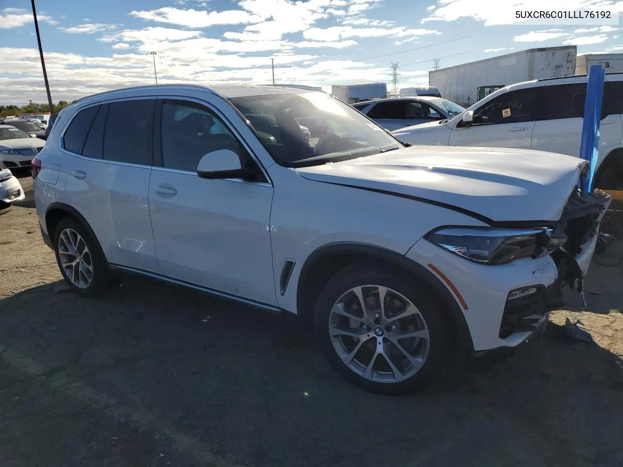 2020 BMW X5 xDrive40I VIN: 5UXCR6C01LLL76192 Lot: 74916894