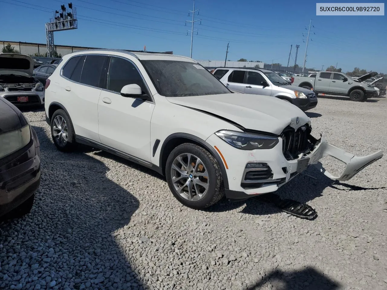 2020 BMW X5 xDrive40I VIN: 5UXCR6C00L9B92720 Lot: 74963904