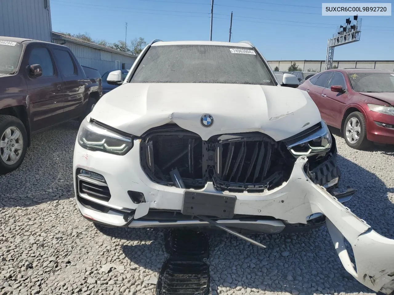 2020 BMW X5 xDrive40I VIN: 5UXCR6C00L9B92720 Lot: 74963904