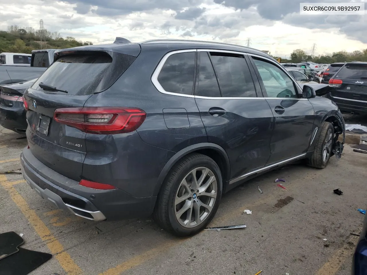 2020 BMW X5 xDrive40I VIN: 5UXCR6C09L9B92957 Lot: 75393114