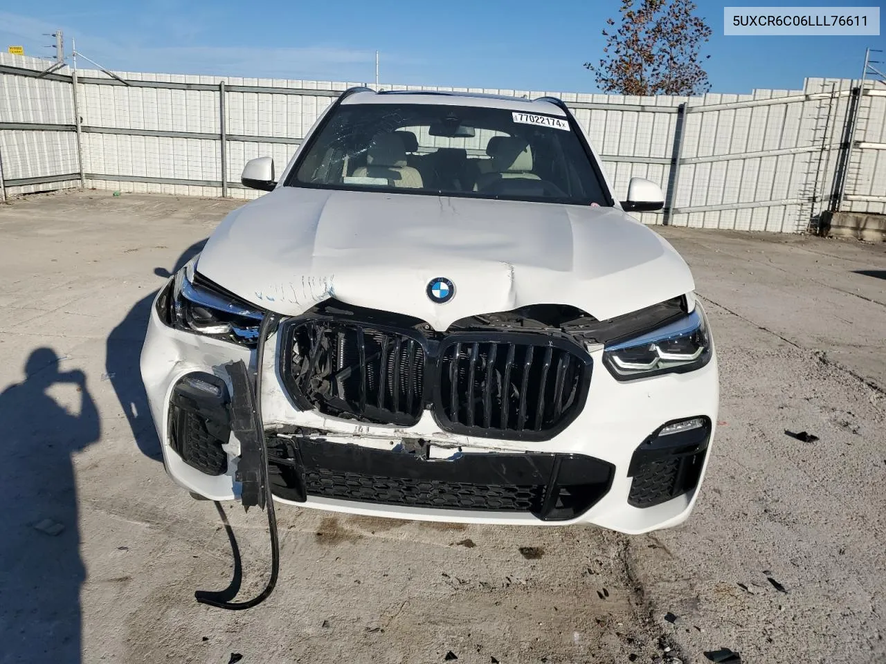 2020 BMW X5 xDrive40I VIN: 5UXCR6C06LLL76611 Lot: 77022174