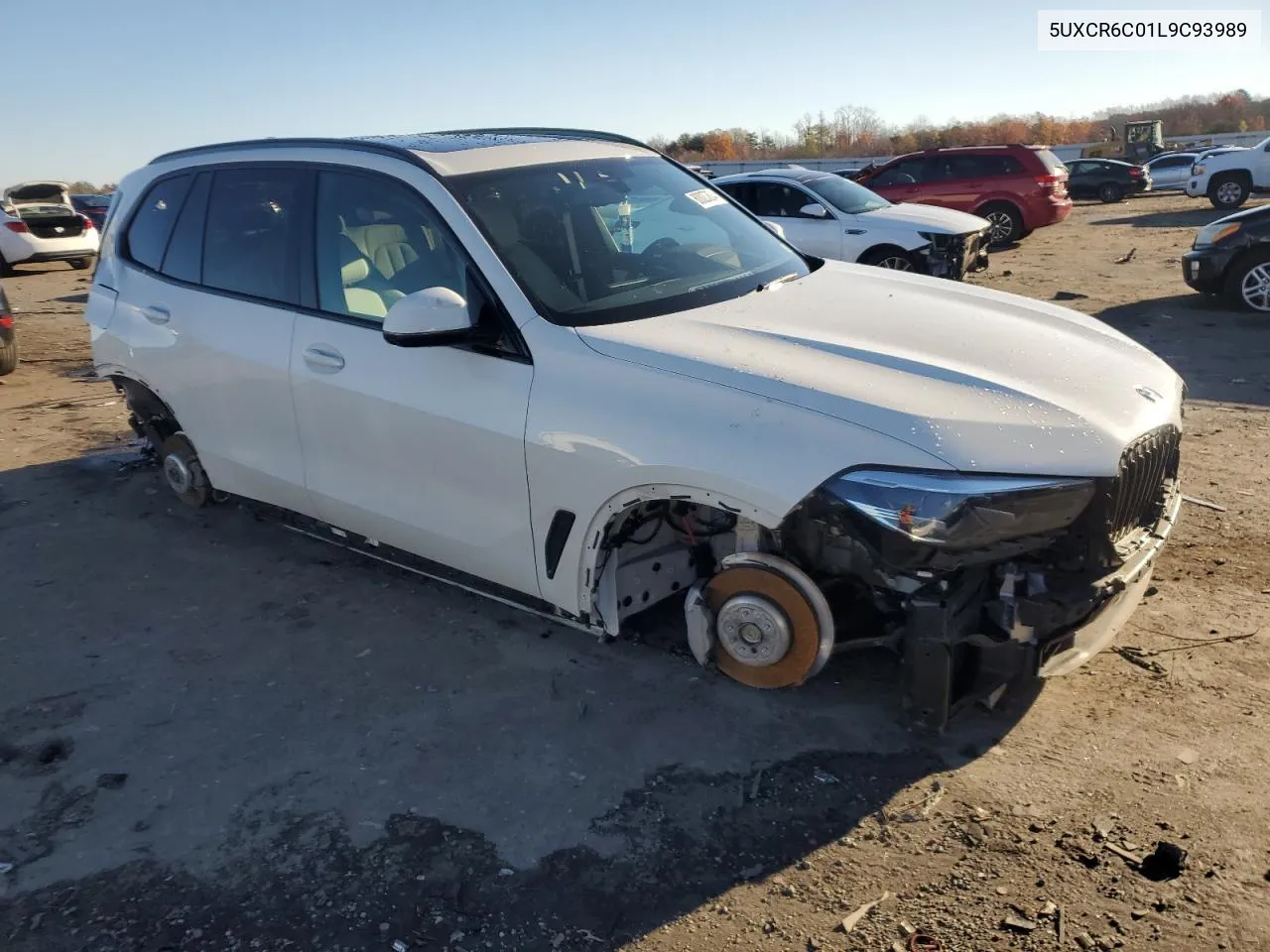 2020 BMW X5 xDrive40I VIN: 5UXCR6C01L9C93989 Lot: 80027804