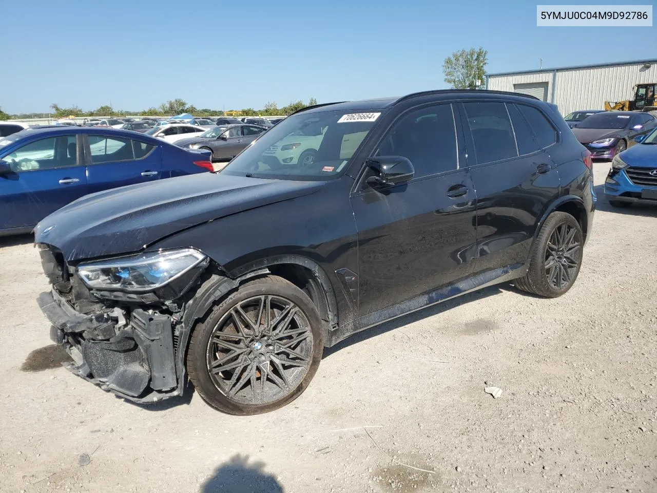 2021 BMW X5 M VIN: 5YMJU0C04M9D92786 Lot: 70626664