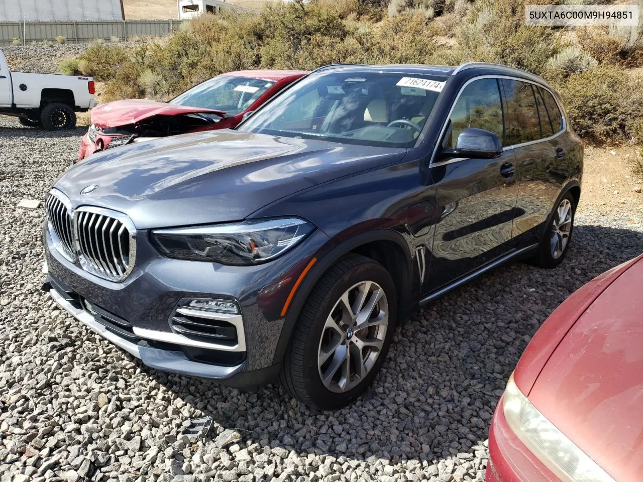 2021 BMW X5 xDrive45E VIN: 5UXTA6C00M9H94851 Lot: 71624174